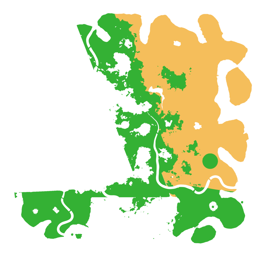 Biome Rust Map: Procedural Map, Size: 4500, Seed: 1932366363
