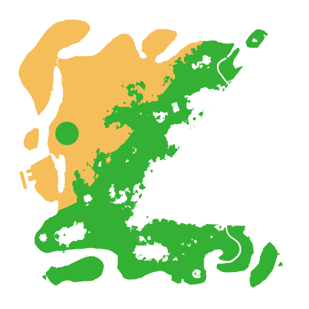 Biome Rust Map: Procedural Map, Size: 3500, Seed: 1850215189