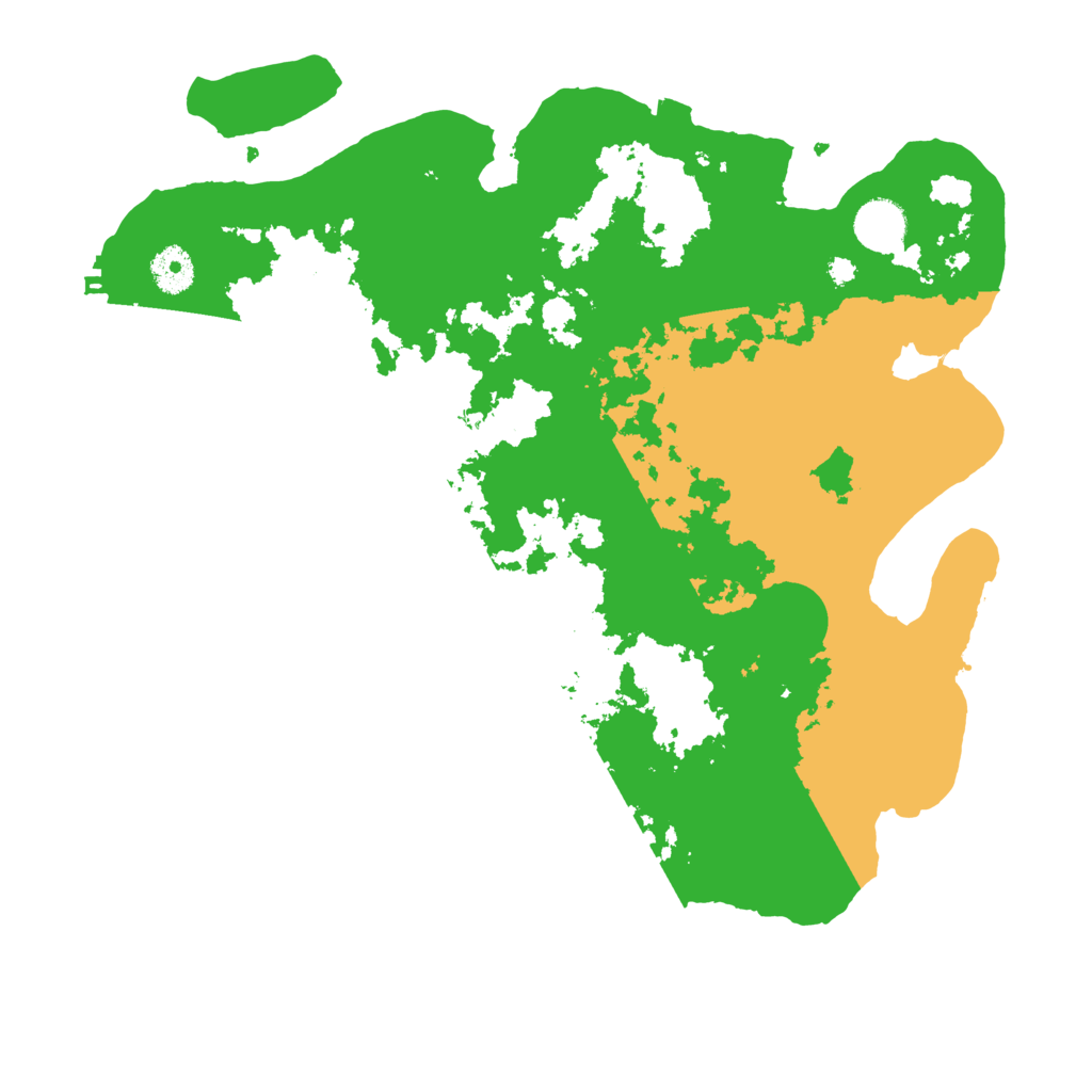 Biome Rust Map: Procedural Map, Size: 3700, Seed: 29182493