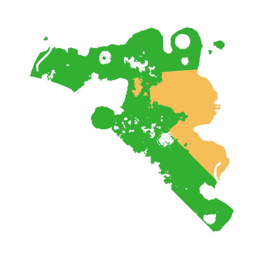 Biome Rust Map: Procedural Map, Size: 3000, Seed: 27462