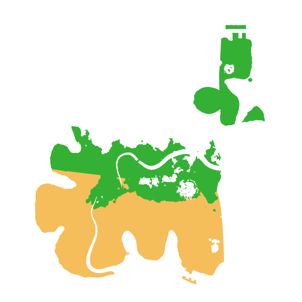 Biome Rust Map: Procedural Map, Size: 3000, Seed: 16711