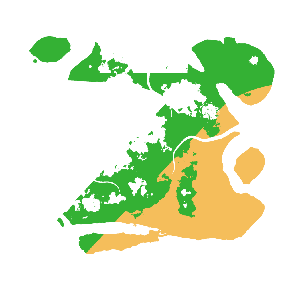 Biome Rust Map: Procedural Map, Size: 3000, Seed: 849093593