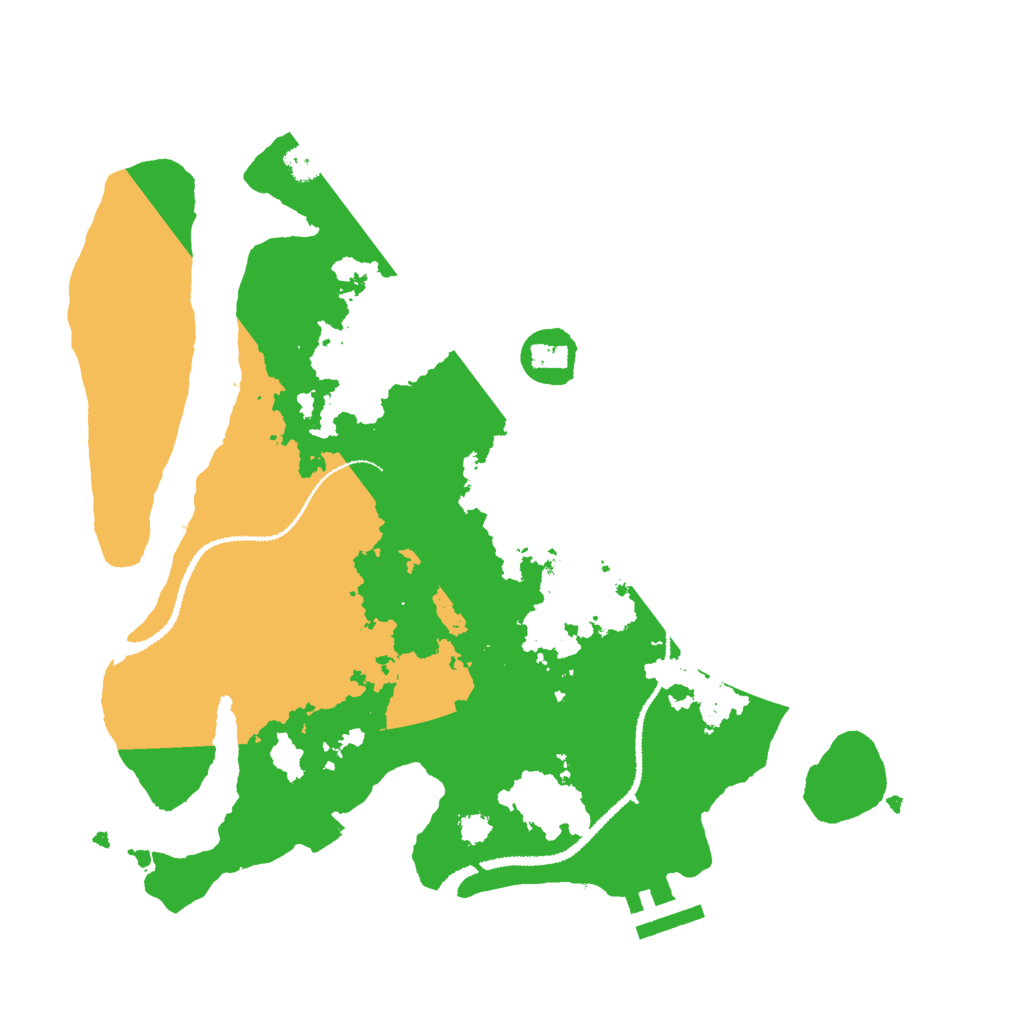 Biome Rust Map: Procedural Map, Size: 3000, Seed: 844