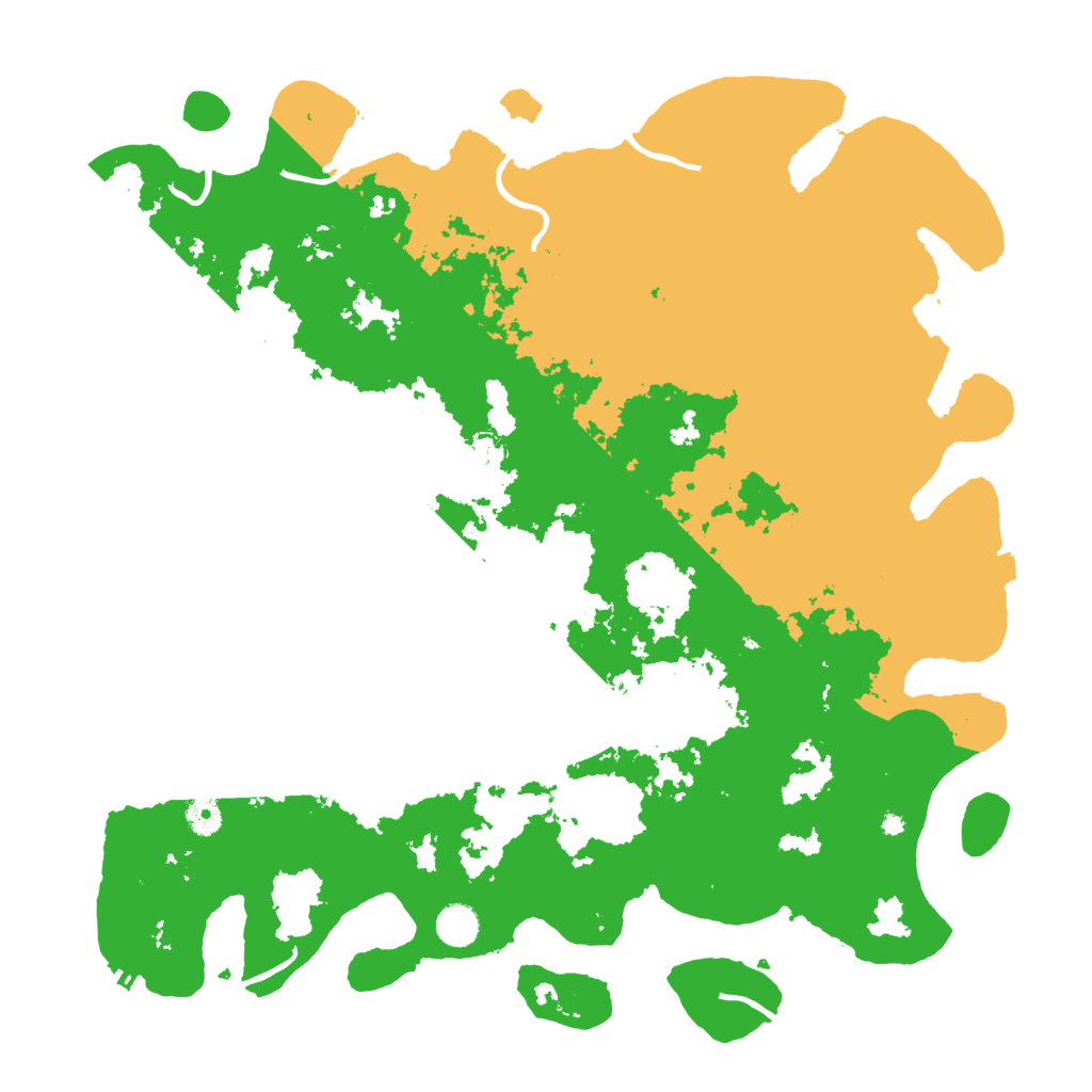 Biome Rust Map: Procedural Map, Size: 4500, Seed: 1974760445