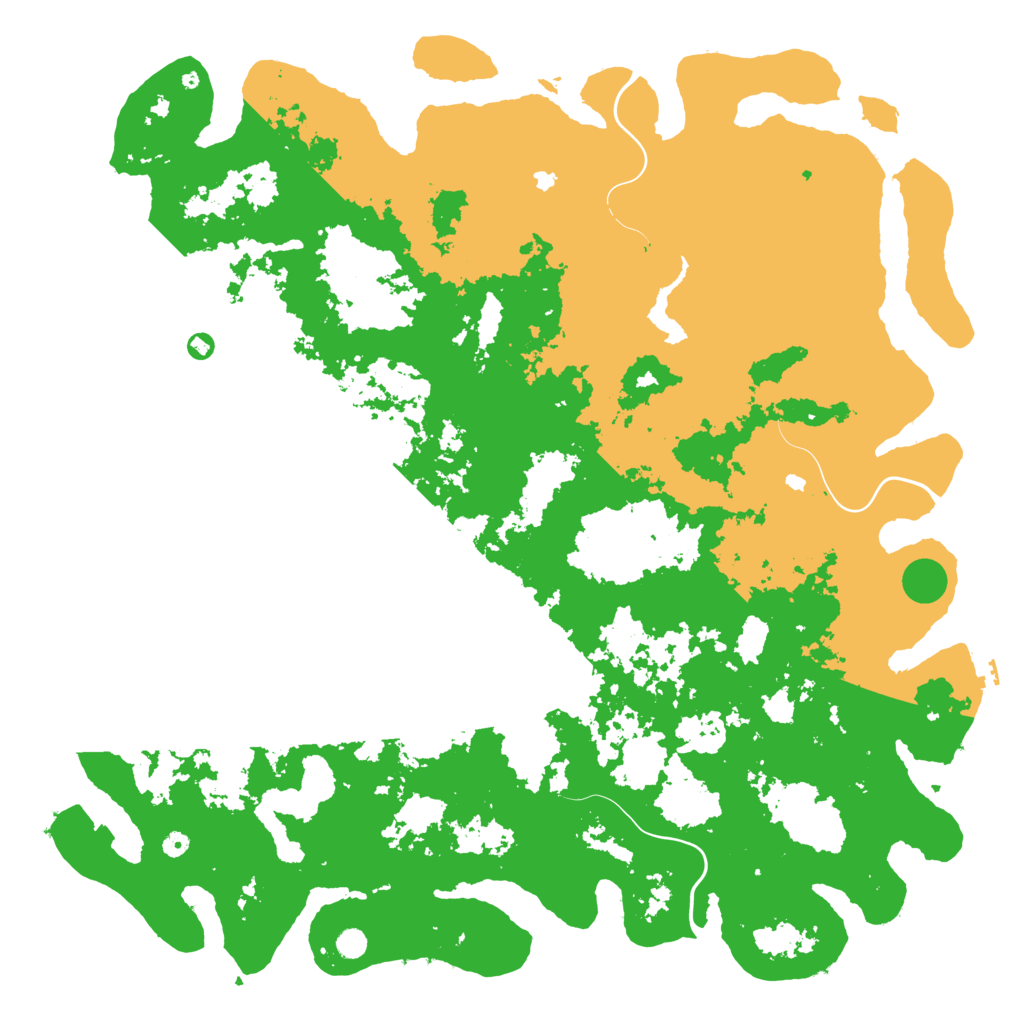 Biome Rust Map: Procedural Map, Size: 6000, Seed: 983144443