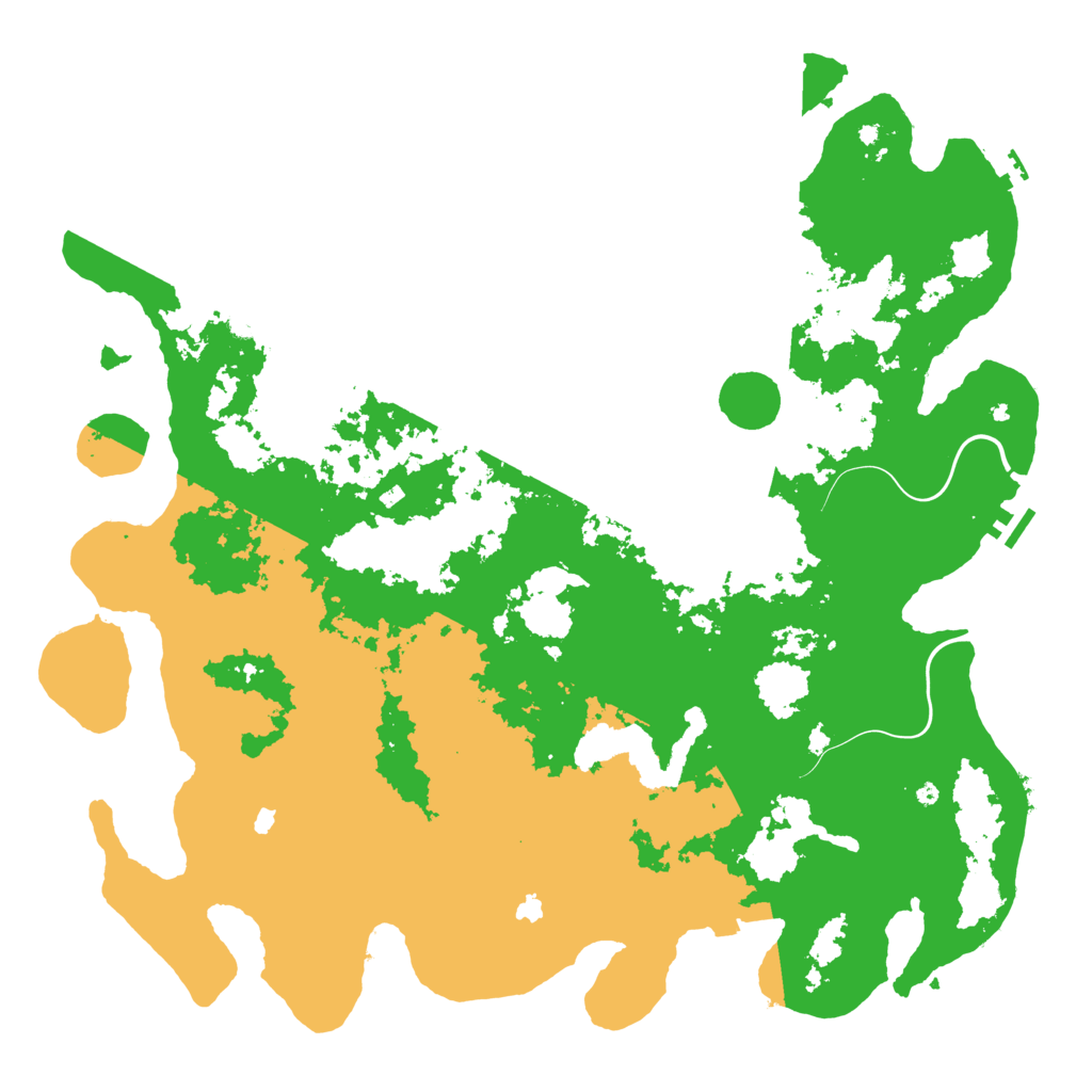 Biome Rust Map: Procedural Map, Size: 5000, Seed: 156086401