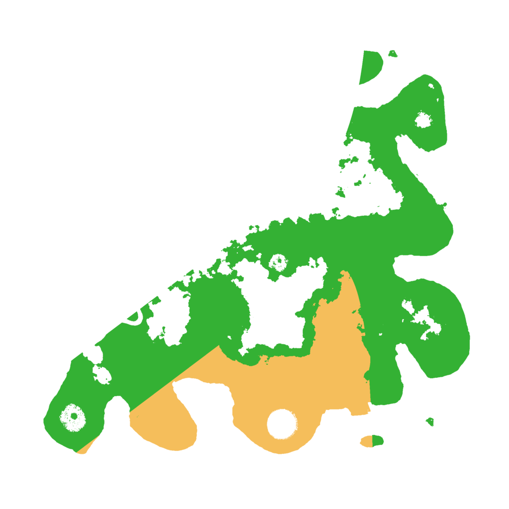 Biome Rust Map: Procedural Map, Size: 3000, Seed: 592599511