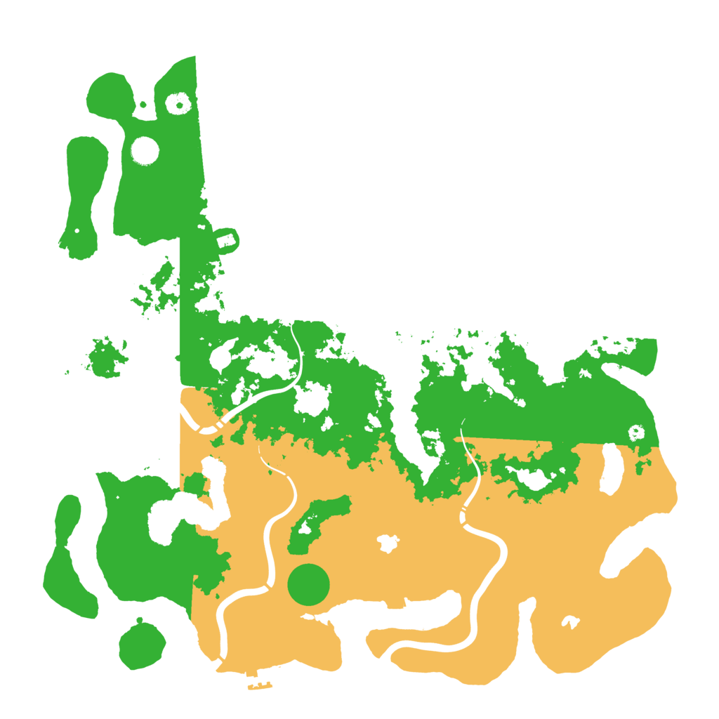 Biome Rust Map: Procedural Map, Size: 4500, Seed: 1753048545