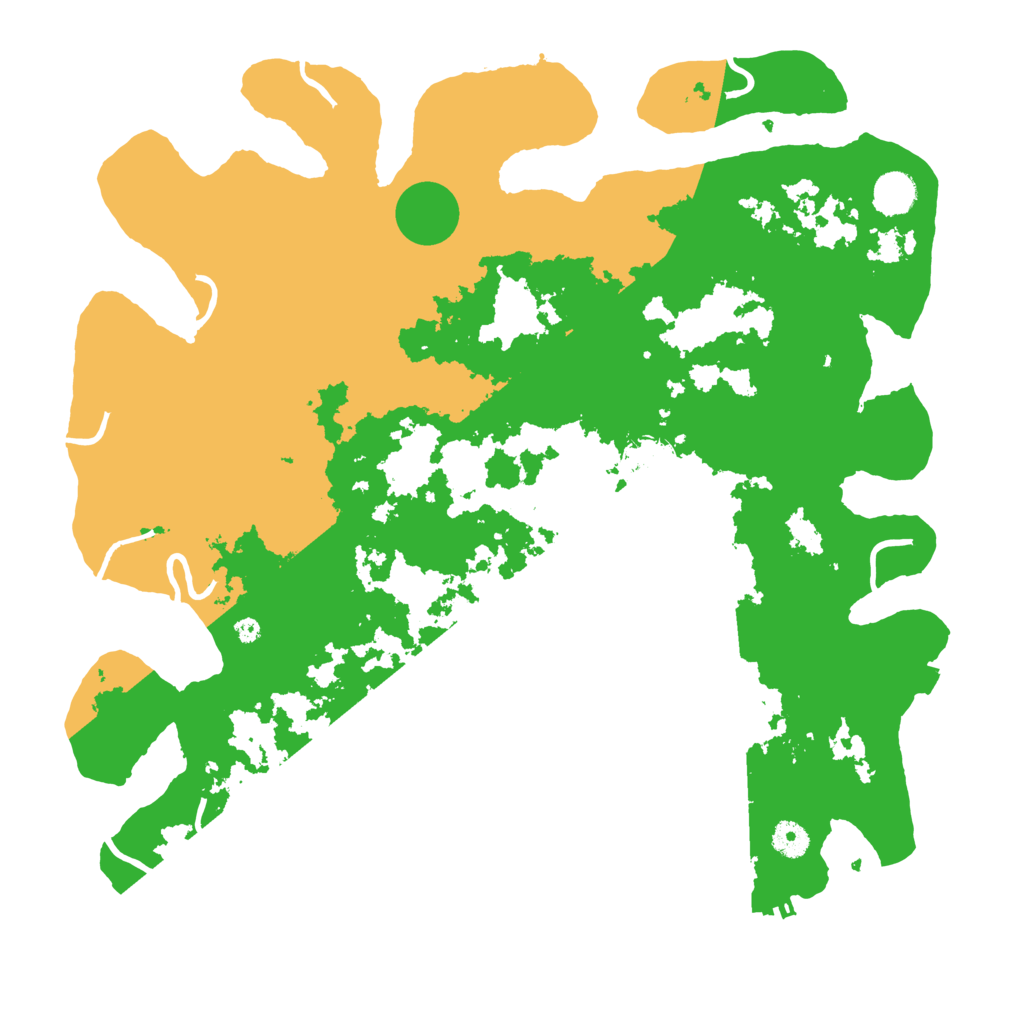 Biome Rust Map: Procedural Map, Size: 4250, Seed: 20513