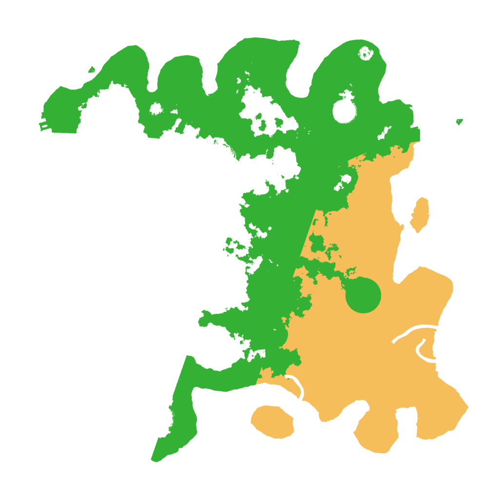 Biome Rust Map: Procedural Map, Size: 3700, Seed: 1130983315