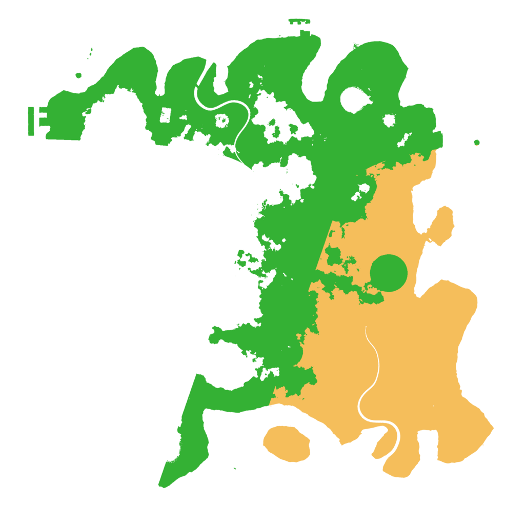 Biome Rust Map: Procedural Map, Size: 3700, Seed: 1130983315