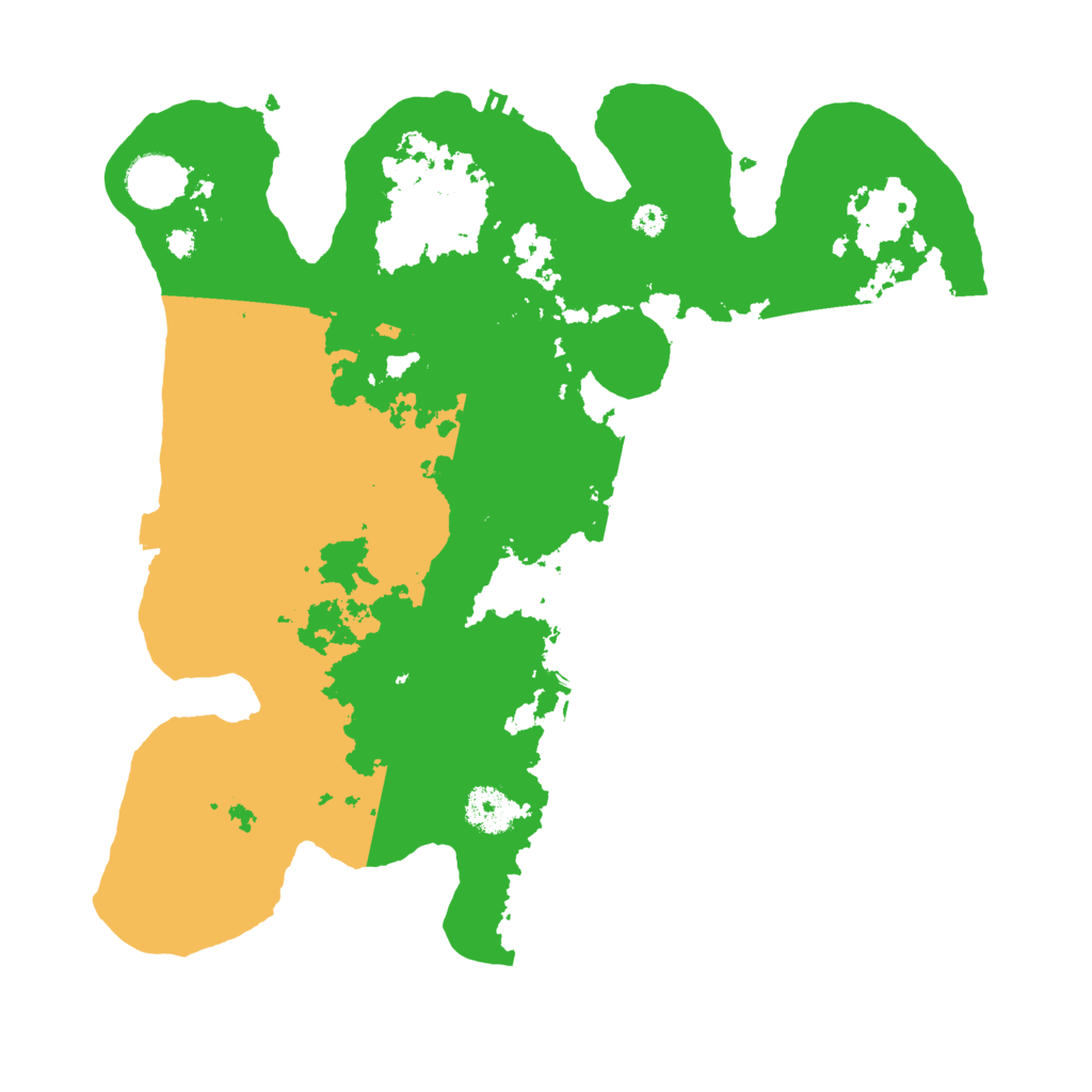 Biome Rust Map: Procedural Map, Size: 3500, Seed: 332010