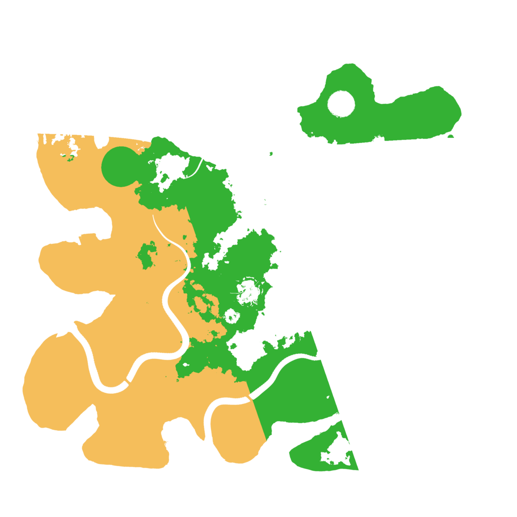 Biome Rust Map: Procedural Map, Size: 3500, Seed: 812154446