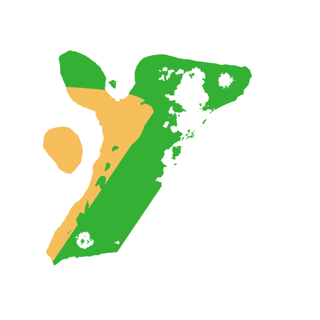 Biome Rust Map: Procedural Map, Size: 2000, Seed: 4477