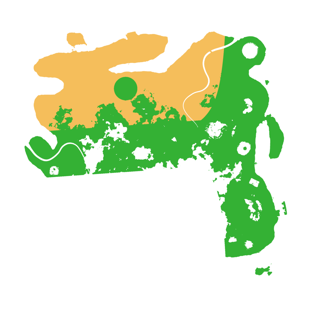 Biome Rust Map: Procedural Map, Size: 3500, Seed: 2116305530