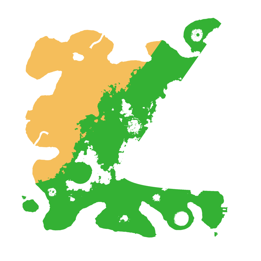 Biome Rust Map: Procedural Map, Size: 3200, Seed: 754889