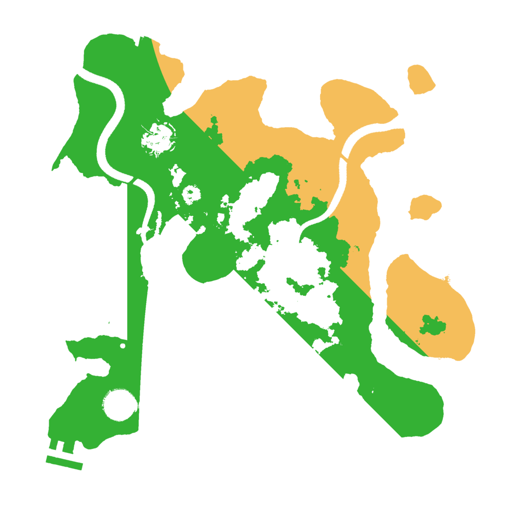 Biome Rust Map: Procedural Map, Size: 2800, Seed: 48901568