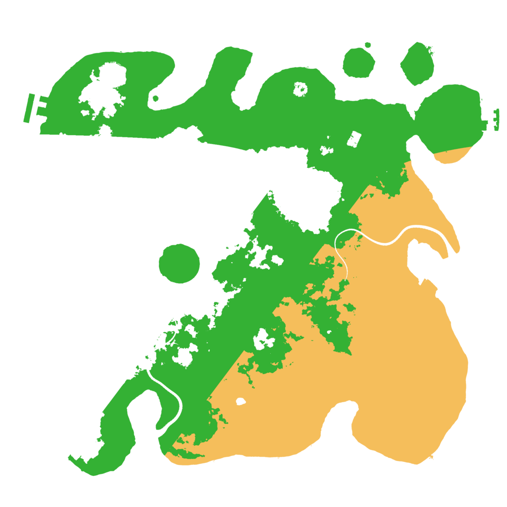 Biome Rust Map: Procedural Map, Size: 3500, Seed: 2014852563