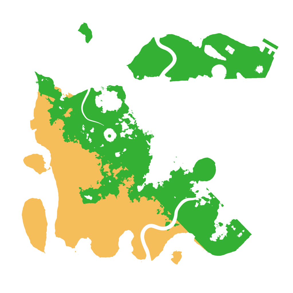 Biome Rust Map: Procedural Map, Size: 3500, Seed: 1605749550