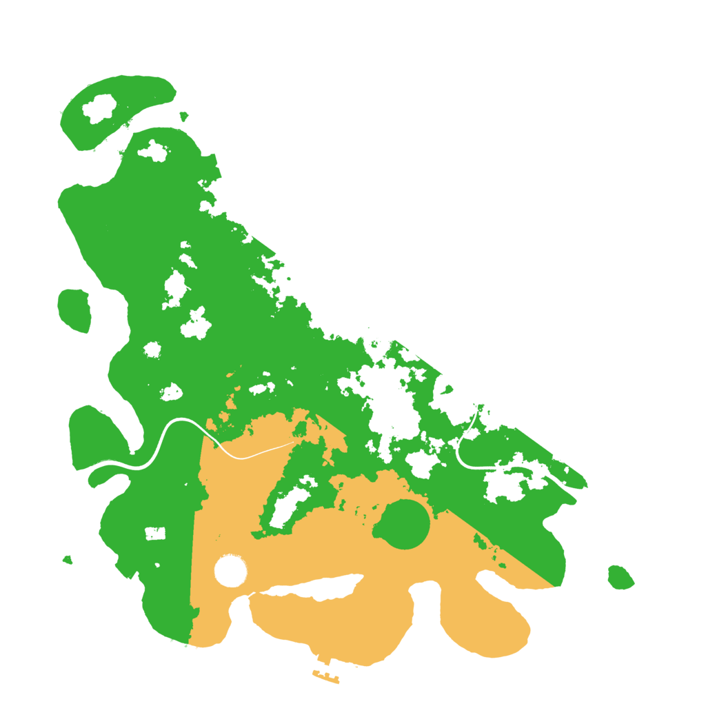 Biome Rust Map: Procedural Map, Size: 3800, Seed: 6864