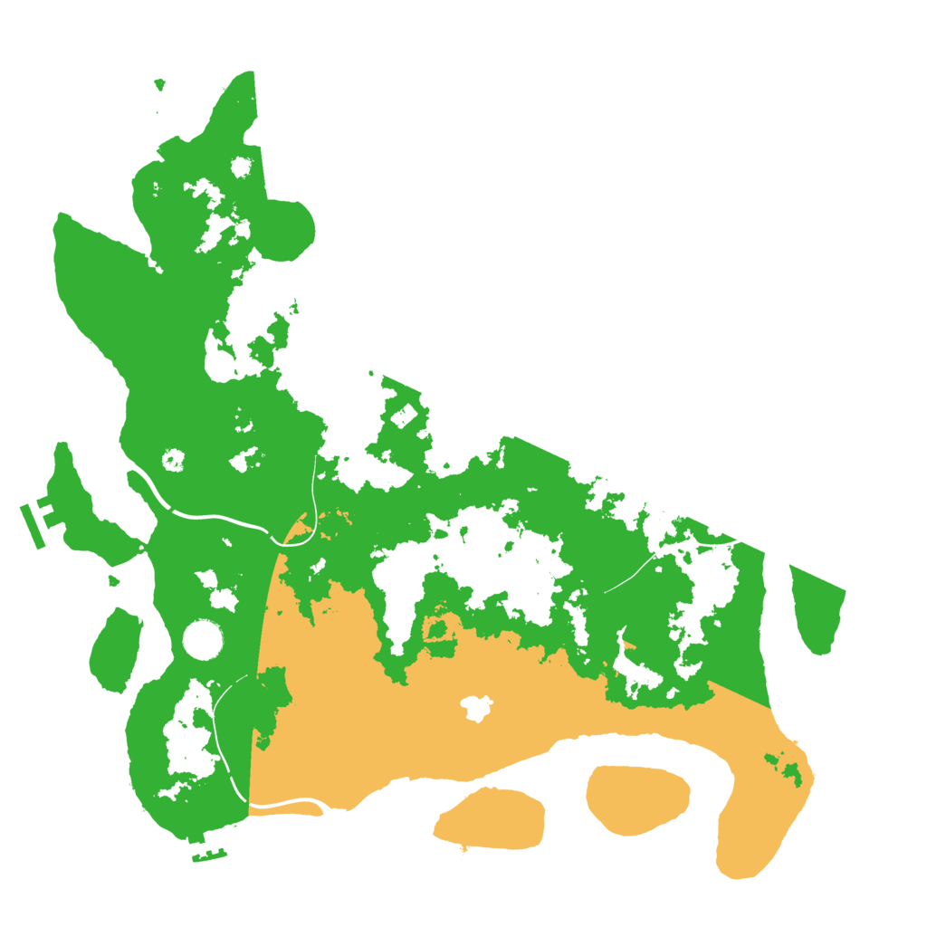 Biome Rust Map: Procedural Map, Size: 4050, Seed: 494398312