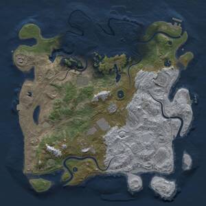 Thumbnail Rust Map: Procedural Map, Size: 4250, Seed: 788809134, 16 Monuments