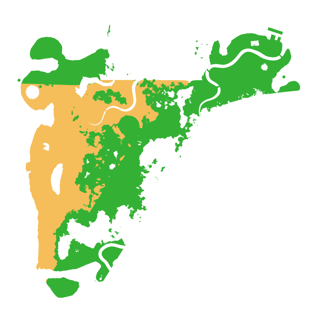 Biome Rust Map: Procedural Map, Size: 4250, Seed: 788809134
