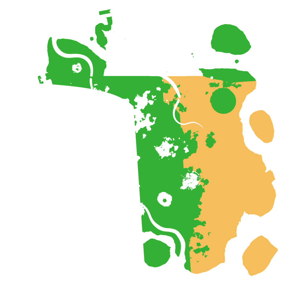 Biome Rust Map: Procedural Map, Size: 3196, Seed: 100