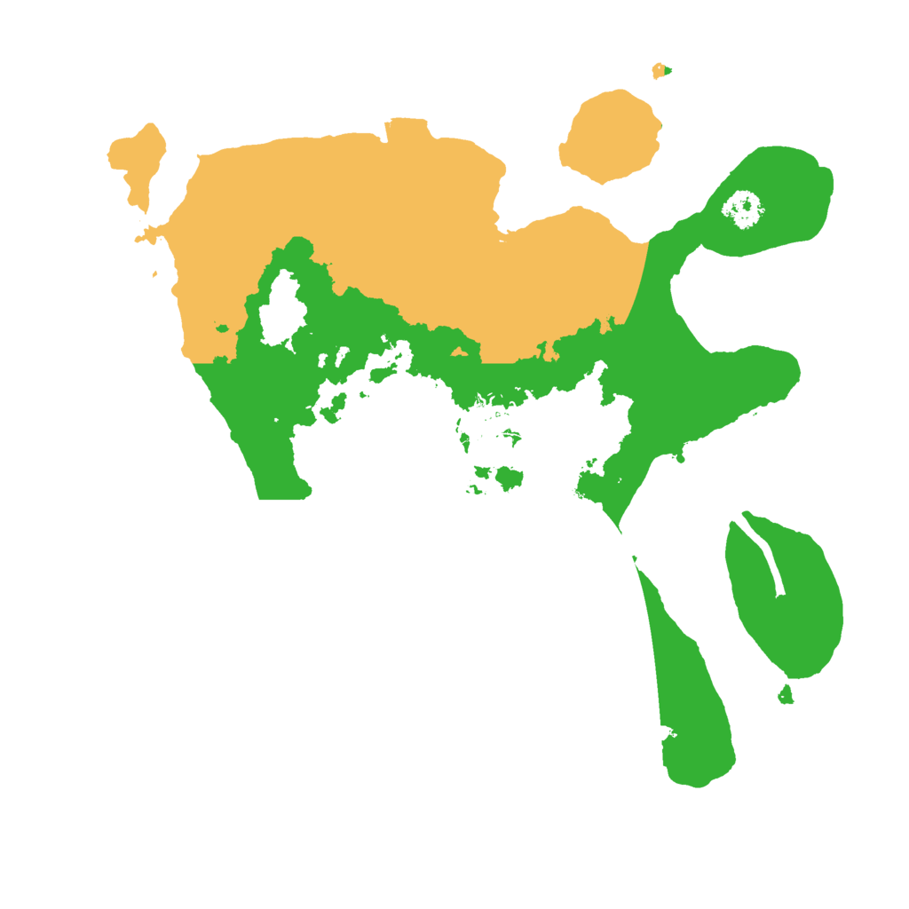 Biome Rust Map: Procedural Map, Size: 2500, Seed: 2137483647