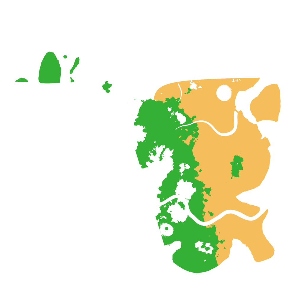 Biome Rust Map: Procedural Map, Size: 3500, Seed: 576690200