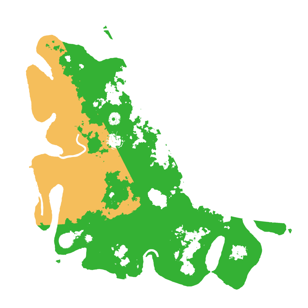 Biome Rust Map: Procedural Map, Size: 3700, Seed: 484278897