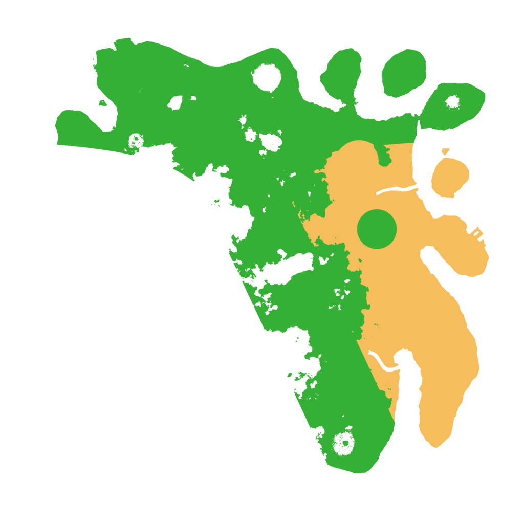 Biome Rust Map: Procedural Map, Size: 3500, Seed: 697160985