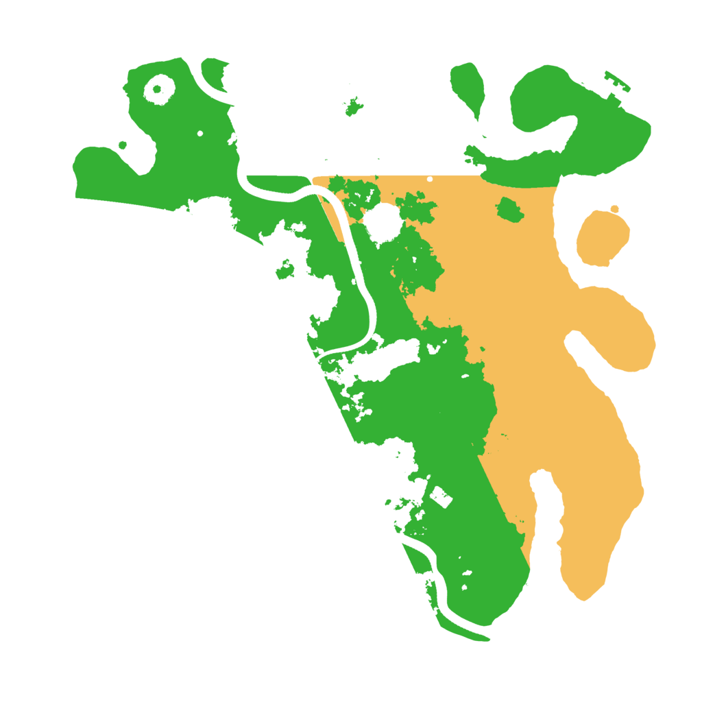 Biome Rust Map: Procedural Map, Size: 3500, Seed: 697160985