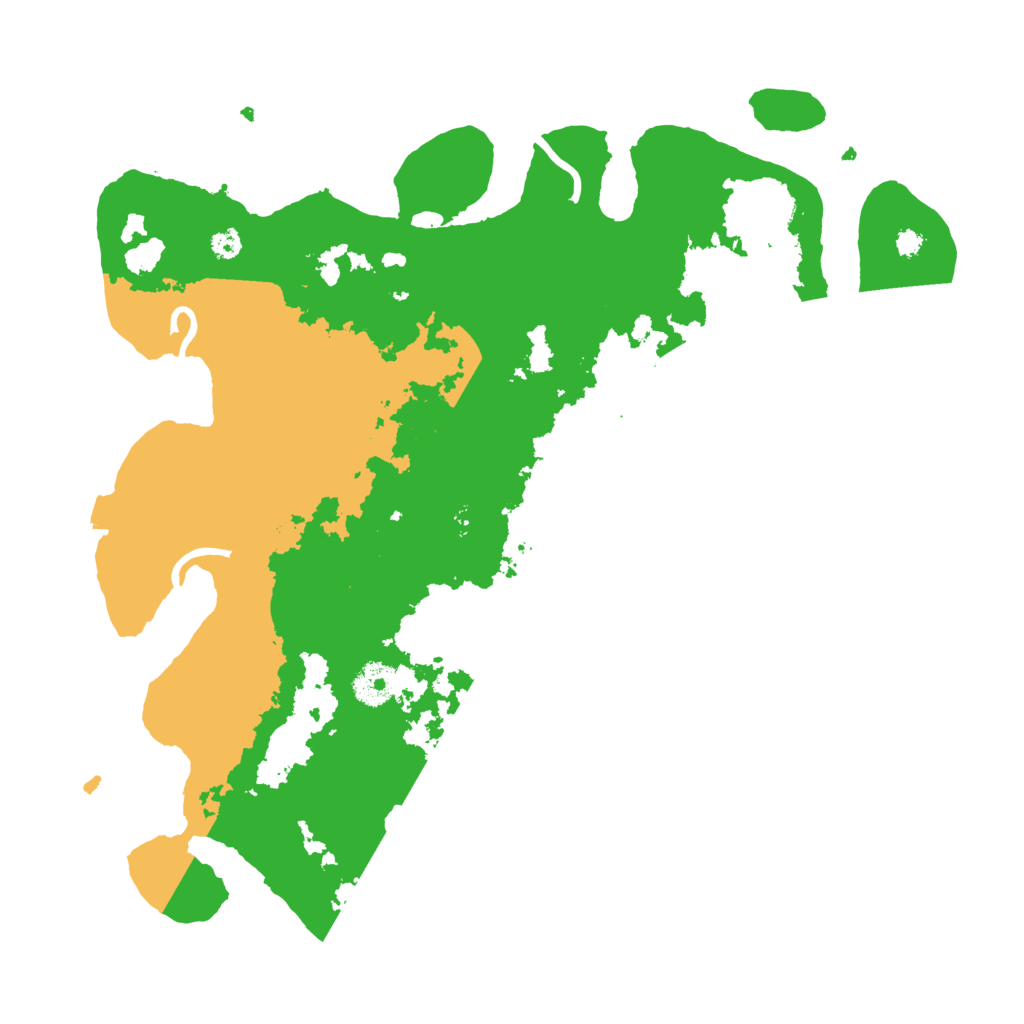 Biome Rust Map: Procedural Map, Size: 3500, Seed: 96111024