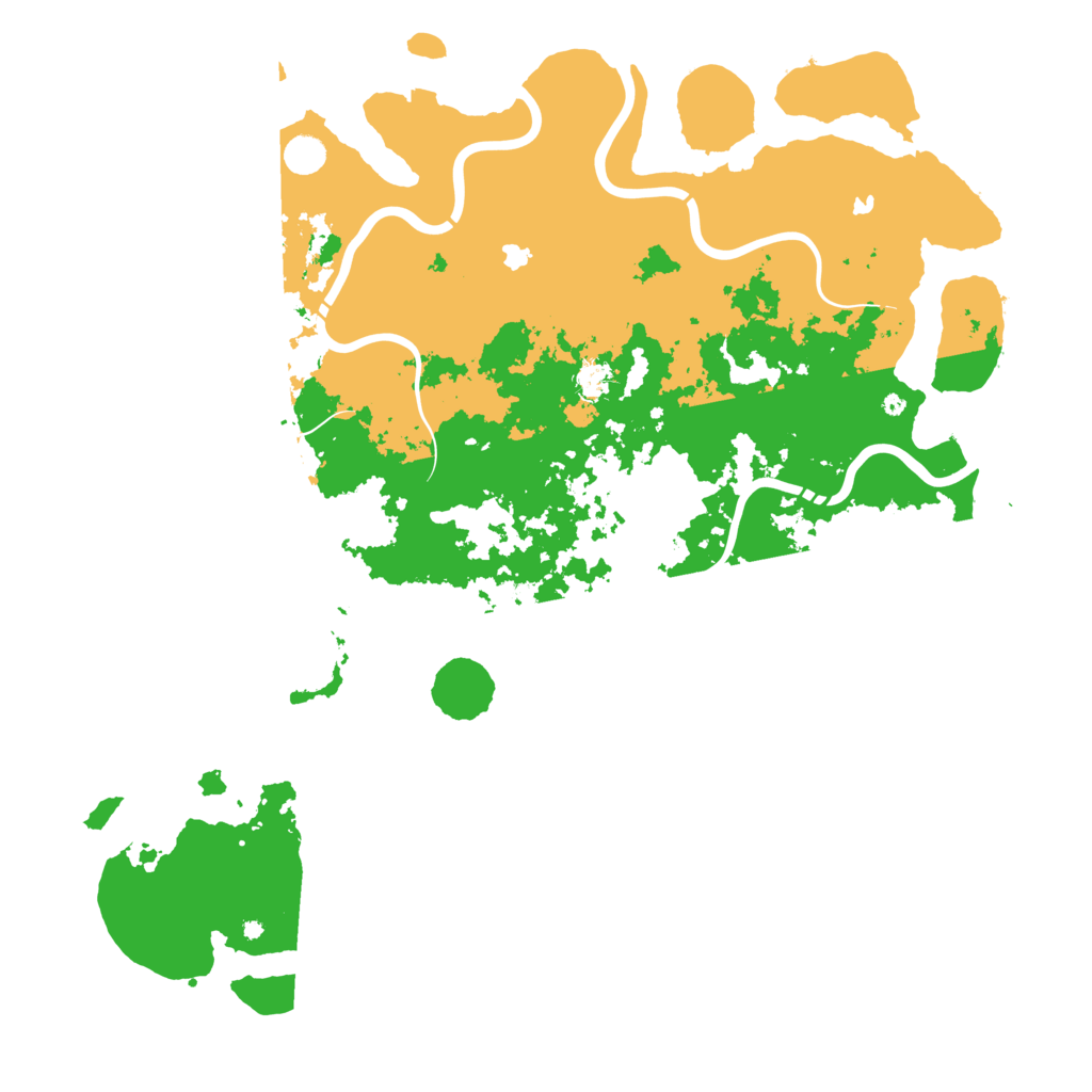 Biome Rust Map: Procedural Map, Size: 5000, Seed: 662202904