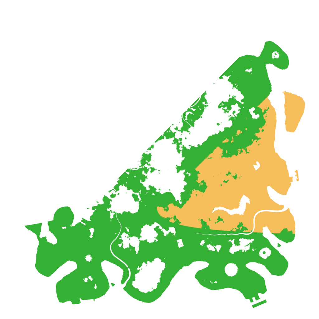 Biome Rust Map: Procedural Map, Size: 4300, Seed: 34908550