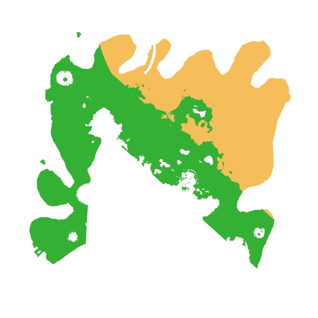 Biome Rust Map: Procedural Map, Size: 3000, Seed: 17074