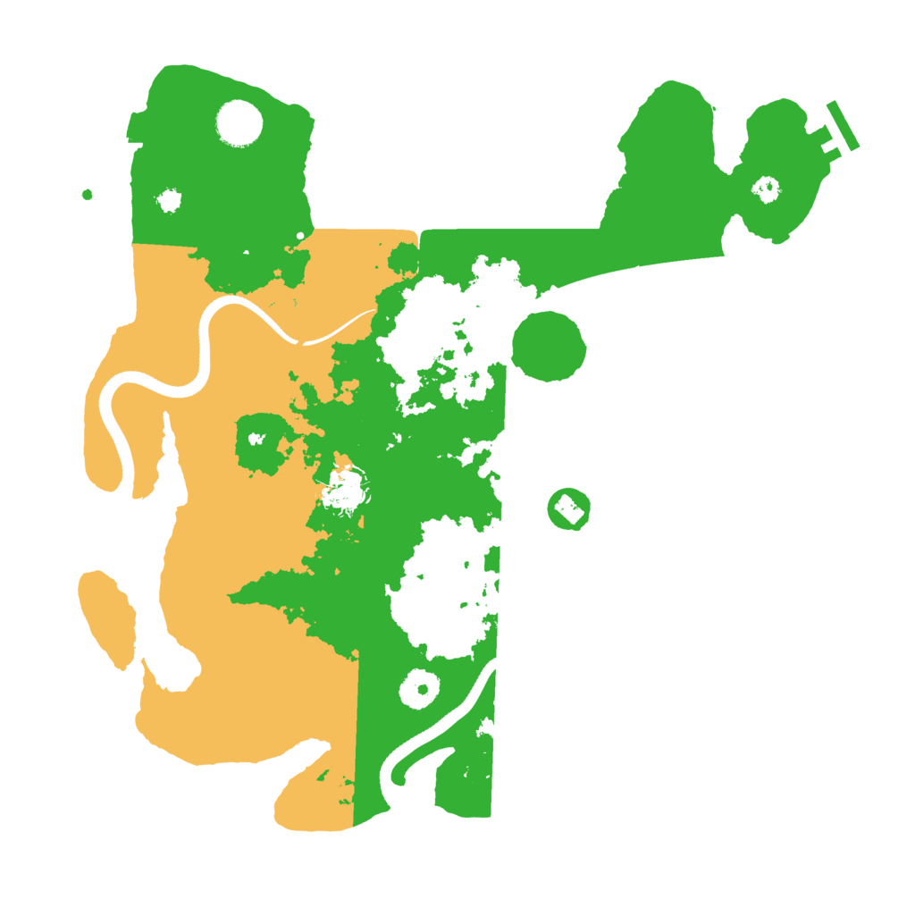 Biome Rust Map: Procedural Map, Size: 3500, Seed: 862557817
