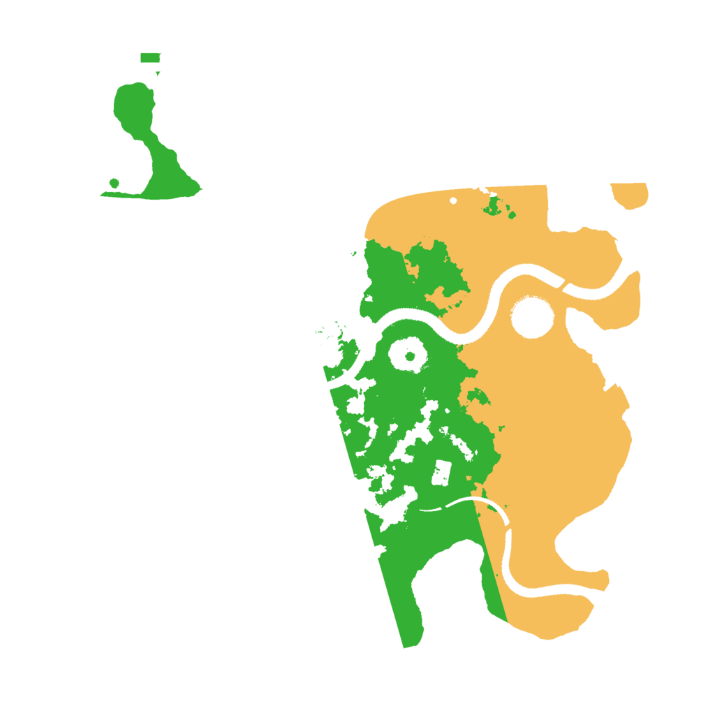 Biome Rust Map: Procedural Map, Size: 3000, Seed: 493388780