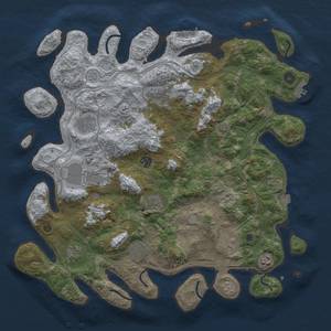 Thumbnail Rust Map: Procedural Map, Size: 4250, Seed: 1303353877, 18 Monuments