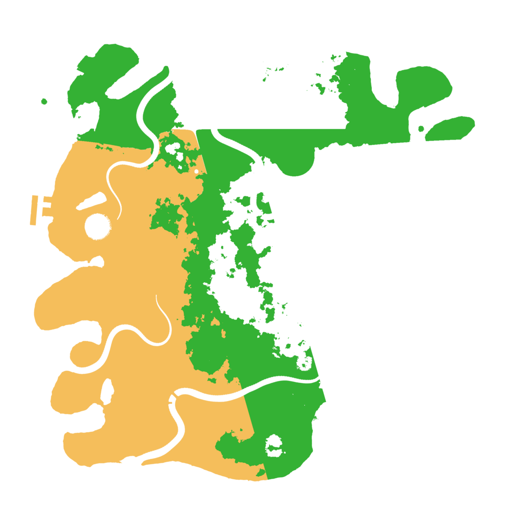 Biome Rust Map: Procedural Map, Size: 3500, Seed: 1648635140