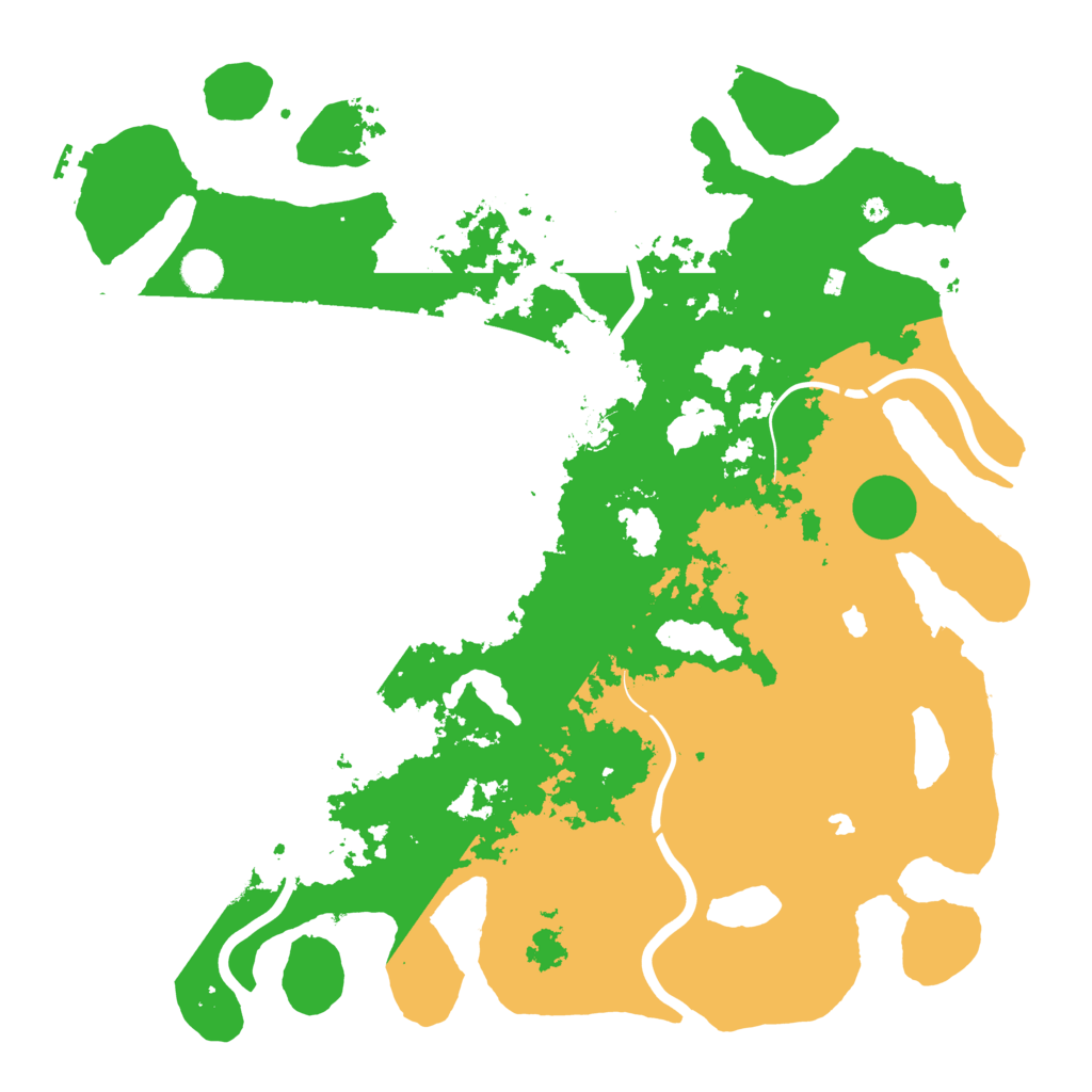 Biome Rust Map: Procedural Map, Size: 4500, Seed: 1091427148