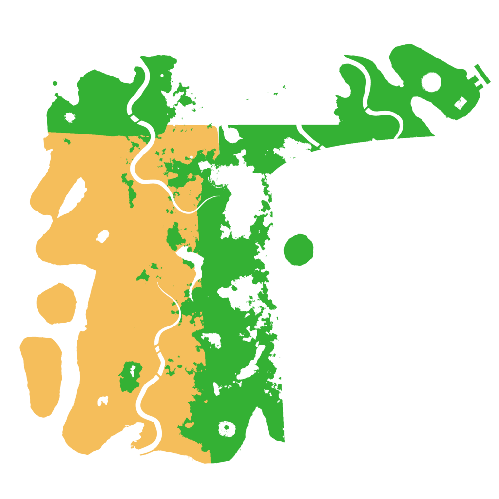 Biome Rust Map: Procedural Map, Size: 4500, Seed: 1353356574
