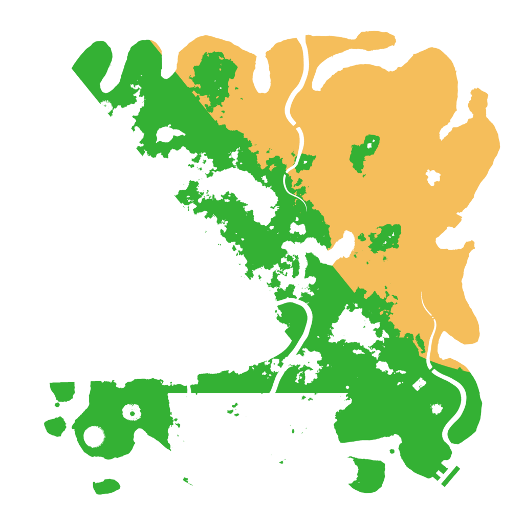 Biome Rust Map: Procedural Map, Size: 4400, Seed: 211220231