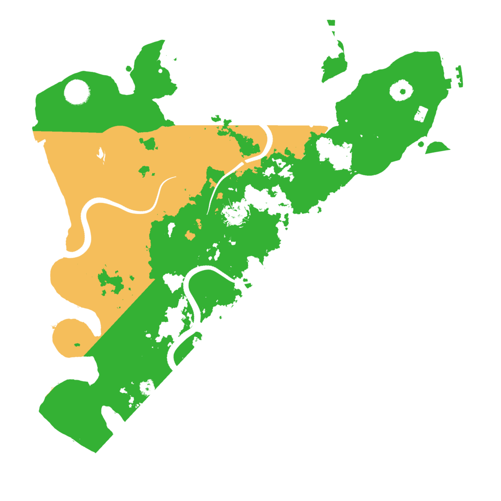 Biome Rust Map: Procedural Map, Size: 3500, Seed: 240204448
