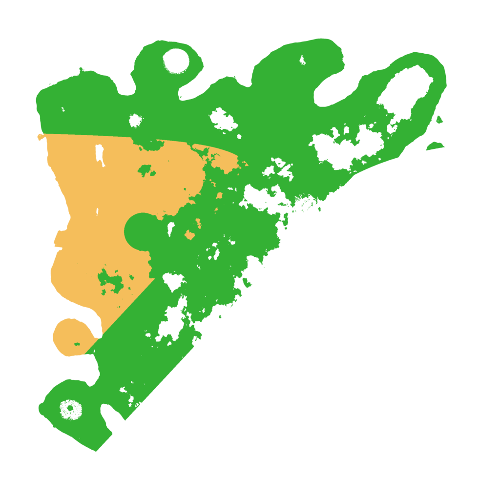 Biome Rust Map: Procedural Map, Size: 3500, Seed: 240204448