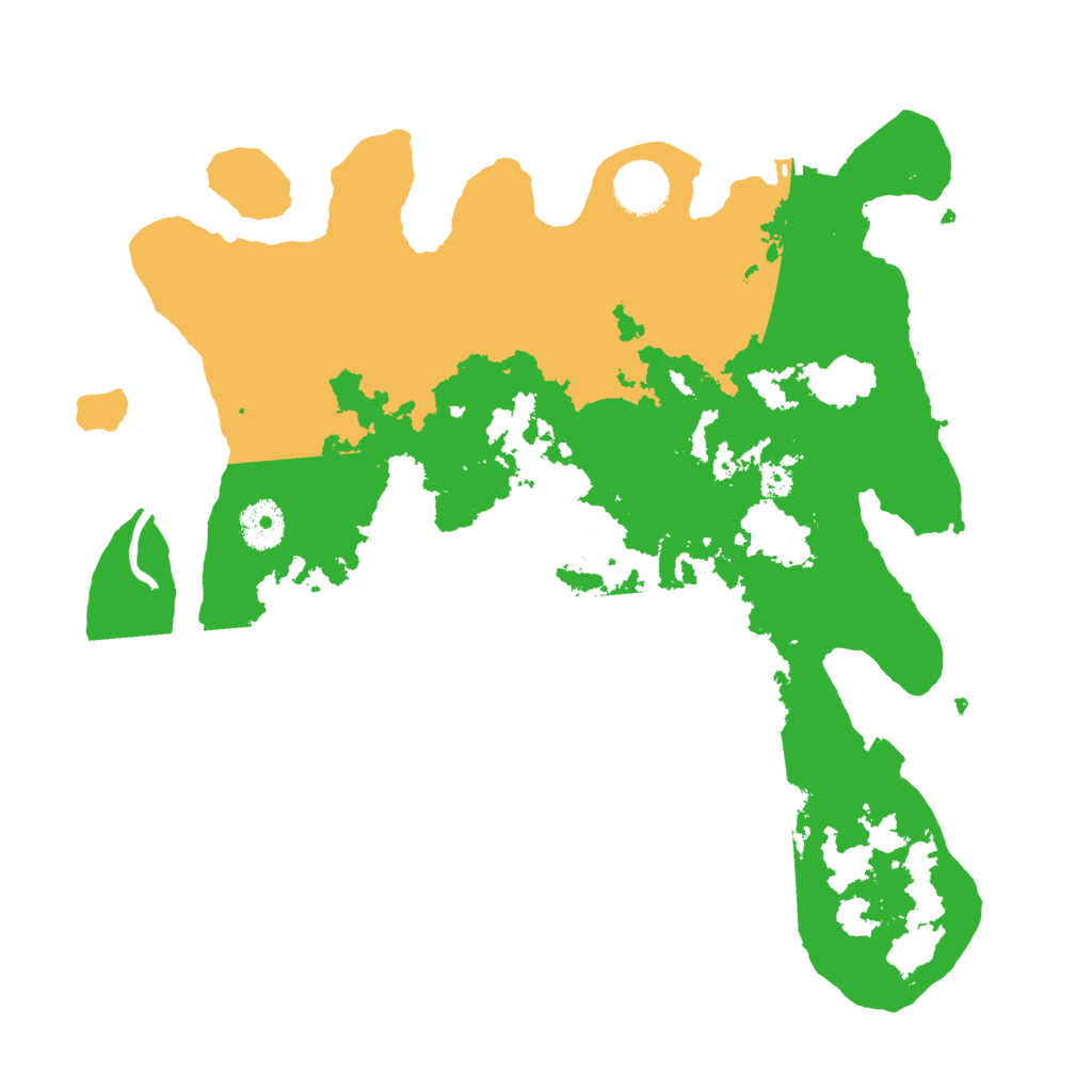 Biome Rust Map: Procedural Map, Size: 3500, Seed: 666172745