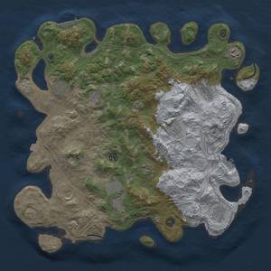 Thumbnail Rust Map: Procedural Map, Size: 4250, Seed: 1306517050, 19 Monuments