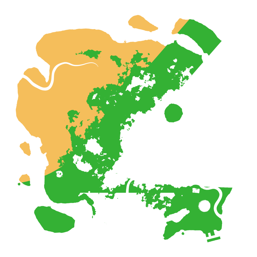 Biome Rust Map: Procedural Map, Size: 3850, Seed: 47862066