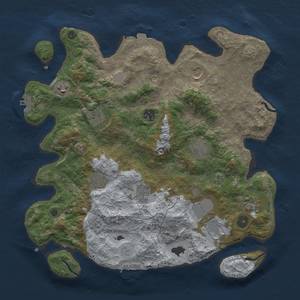 Thumbnail Rust Map: Procedural Map, Size: 3750, Seed: 87782557, 18 Monuments